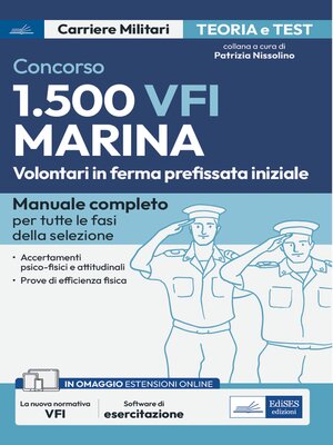 cover image of Concorso 1500 VFI Marina militare--Volontari in ferma prefissata iniziale